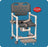 IPU Elite Commode / Shower Chair Drop Arm With Backrest - ELT817 P FRSB