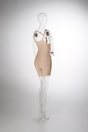Rainey Compression Compression Garment Mid Thigh White Large - WM-SZC-MT-LG