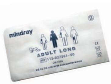 Mindray - Blood Pressure Cuff Adult Arm Medium Cuff 25 - 35 cm Nylon Cuff - 115-027568-00