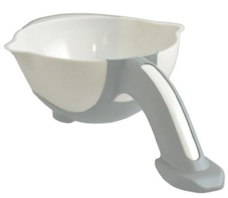 Maddak Maddak Stay Bowl White / Light Gray Reusable Polycarbonate 7-1/8 Inch Diameter - 745200000