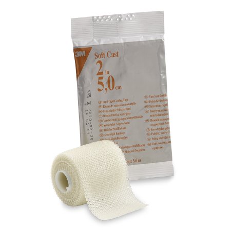 3M Scotchcast Soft Cast - Cast Tape 2 Inch X 12 Foot Fiberglass White - 82102