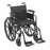 Cruiser X4 - Wheelchair Desk Length Arm Swing-Away Footrest Black Upholstery 18 Inch Seat Width Adult 300 lbs. Weight Capacity - CX418ADDA-SF