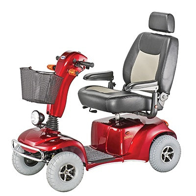 Merits Health Products 4 Wheel Bariatric Scooter Pioneer 9 Dlx 4 Wheel Red - S341-1