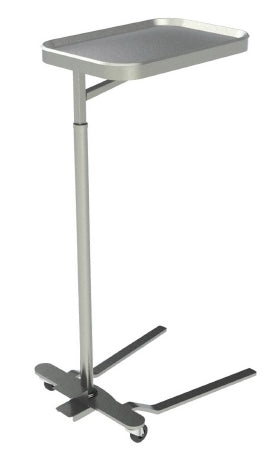 Medline - Mayo Stand Tray Tip-resistant Weighted Flat Base 38.2 to 63.8 Inch 16 X 21 Inch - MPH08MS01C