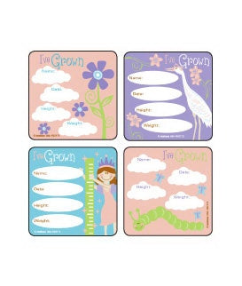 Medibadge Make-Your-Own 90 Per Unit I'Ve Grown - Girls , Assorted Sticker - M2172P