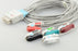 Sage Services Group ECG Lead Set 5-Leads, Grabber Style, Shielded, Mixed Length, Multi Link For GE Eagle, Solar, Dash 2000 Monitor - L02-05-MP