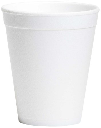 Wincup WinCup Drinking Cup 10 oz. White Styrofoam Disposable - H10S