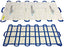 Taylor Healthcare Products Titan PC Transfer Sheet White / Blue 40 X 80 Inch - 43-TITANPC