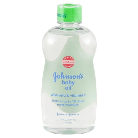 J & J Sales Johnson's Baby Oil 14 oz. Bottle Scented Oil - 8137003314