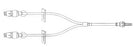 Becton Dickinson Maxplus Clear Extension Set 8.375 Inch Tubing 2 End Ports 1.1 mL Priming Volume DEHP-Free - P5315-C