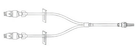 Maxplus Clear - Extension Set 8.375 Inch Tubing 2 End Ports 1.1 mL Priming Volume DEHP-Free - MP5315-C