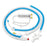 ConchaSmart - Breathing Circuit Corrugated Tube 72 Inch Tube Dual Limb Adult Without Bag Single Patient Use Heated Circuit - HUD87035KIT