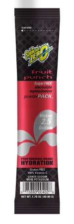 Sqwincher Zero - Electrolyte Replenishment Drink Mix Fruit Punch Flavor 1.76 oz. - 159016803