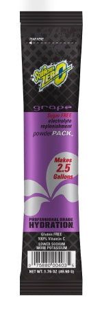 Kent Precision Foods Sqwincher Zero Electrolyte Replenishment Drink Mix Grape Flavor 1.76 oz. - X397-MD600