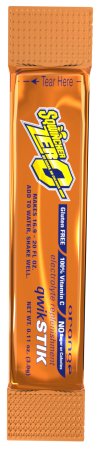 Kent Precision Foods Sqwincher Quik Stik Zero Electrolyte Replenishment Drink Mix Orange Flavor 11 oz. - X354-M2600
