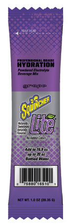 Kent Precision Foods Sqwincher Lite Electrolyte Replenishment Drink Mix Grape Flavor 1 oz. - X444-MM600