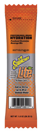 Kent Precision Foods Sqwincher Lite Electrolyte Replenishment Drink Mix Orange Flavor 1 oz. - X445-MM600