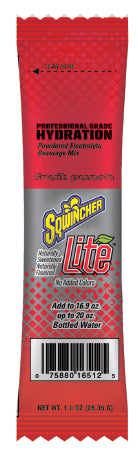 Kent Precision Foods Sqwincher Lite Electrolyte Replenishment Drink Mix Fruit Punch Flavor 1 oz. - X446-MM600