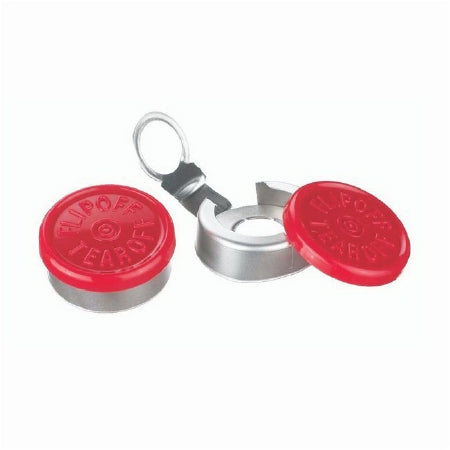 Fisher Scientific Wheaton Seal Red, 20 mm Thread, Aluminum Flip Cap Tear-off Closure - 0640615C