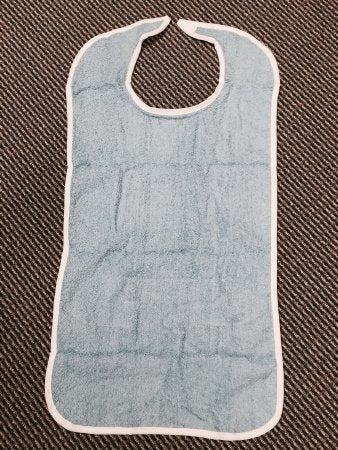 Lew Jan Textile Bib Hook and Loop Closure Reusable Terry Cloth - V91-1830BL