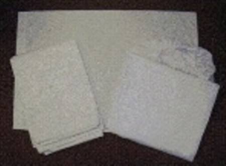 Lew Jan Textile Bed Sheet Flat Sheet 66 W X 104 L Inch White Cotton 55% / Polyester 45% Reusable - V21-66043E
