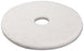 Lagasse Boardwalk Hard Floor Polishing Pad boardwalk 17 Inch White Polyester Fiber - BWK4017WHI