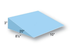 Alimed AliMed Positioning Wedge 8-1/2 W X 10 D X 3 H Inch Foam Freestanding - 931722