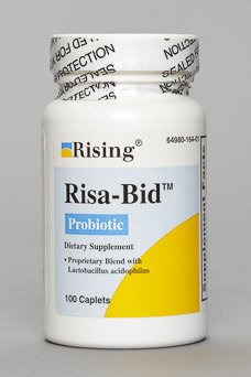 Risa-Bid - Probiotic Dietary Supplement 100 per Bottle Caplet - 64980016401