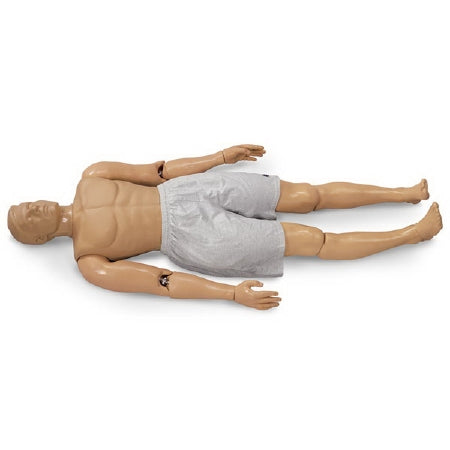 Nasco Simulaids Rescue Randy Manikin Male Large 125 lbs. Cast Vinyl with Zinc-Plated Steel - 149-1433