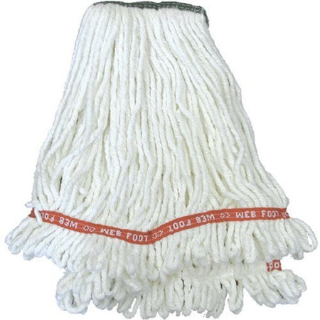 MRIequip.com LLC Wet Mop Head Looped End White Reusable - T-1049