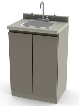 UMF Medical Base Cabinet Counter Top 20 Gauge Steel 4 Drawer - 6204-SN