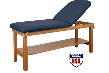 Oakworks Power Line H-Brace Treatment Table Fixed Height, Adjustable Backrest 500 Lbs. - 67524-T05