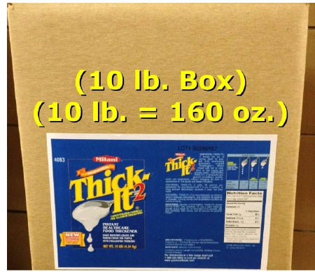 Thick-It Original - Food and Beverage Thickener 10 lb. Bag Unflavored Ready to Use Consistency Varies By Preparation - J446-60800