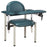 Clinton Industries SC Series Blood Drawing Chair Padded Straight Flip Arm Country MST - 6059-U-3C