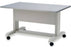 Market Lab - Instrument Table 26-1/2 X 36 X 72 Inch Laminated Particleboard, Powder-coated Steel Laminate Top 600 lbs. Weight Capacity - 9029