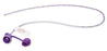 Purple Argyle Indwell - Pediatric Nasogastric Feeding Tube 3.5 Fr. 12 Inch Tube Polyurethane Sterile - 461355