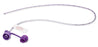 Cardinal Purple Argyle Indwell Pediatric Nasogastric Feeding Tube 3.5 Fr. 12 Inch Polyurethane Sterile - 461355