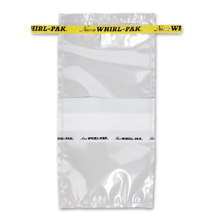 Fisher Scientific Whirl-Pak Write-On Specimen Transport Bag 4-1/2 X 9 Inch Polyethylene Unprinted Wire Tab Closure 532 mL (18 oz.) Sterile - NC1317867