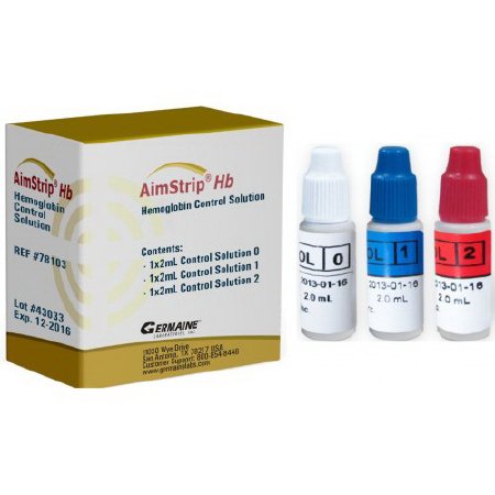 AimStrip - Control Set Hemoglobin 3 X 2 mL - 78103