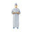 Aero Chrome - Surgical Gown with Towel X-Large Silver Sterile AAMI Level 4 Disposable - 44674