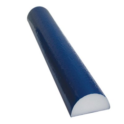CanDo - Half-Round Therapy Foam Roller Blue PE Foam / TufCoat 4 X 36 Inch - 30-2245