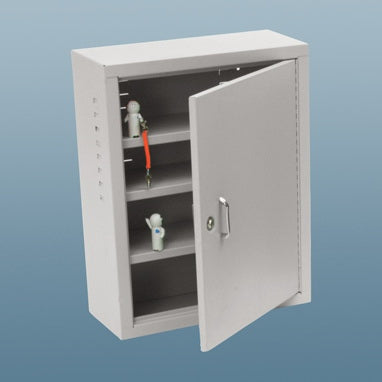 Health Care Logistics Narcotic Cabinet 18 Gauge Steel 3 Shelf Two Keys Lock - 3772