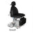 D20 Model - Procedure Chair Adjustable Height - Dre Equipment - 70775DMBLARS
