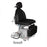 D20 Model - Procedure Chair Adjustable Height - 70775DMBLARS