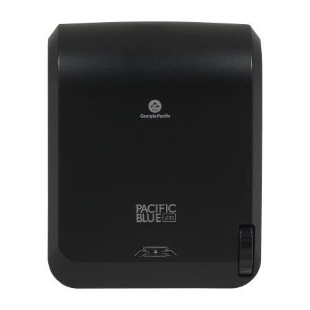Georgia Pacific Pacific Blue Ultra Paper Towel Dispenser Black Plastic Mechanical 1150 Foot Roll Wall Mount - 59589