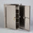 Health Care Logistics Narcotic Cabinet 22 Gauge Stainless Steel 4 Shelf 2 Locks - 8222
