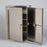Health Care Logistics - Narcotic Cabinet 22 Gauge Stainless Steel 4 Shelves 2 Locks - 8222