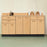Clinton Industries Quick Care Base Cabinet Floor Standing Laminate 3 Drawer / 3 Shelf - 8072-022R-5C-OFS-2AB