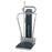 Scale-Tronix - Column Scale with Handrail Digital LCD Display 880 lbs. Capacity Chrome Battery Operated - 5002-XX-B