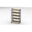 First Healthcare Products Level I 638 Series Mobile Chart Rack 48 Pockets Classic Oak - 638048